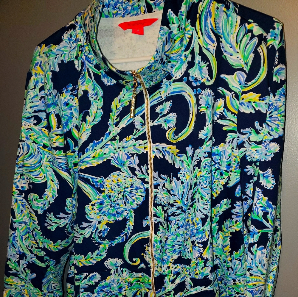Lilly Pulitzer full zip jacket